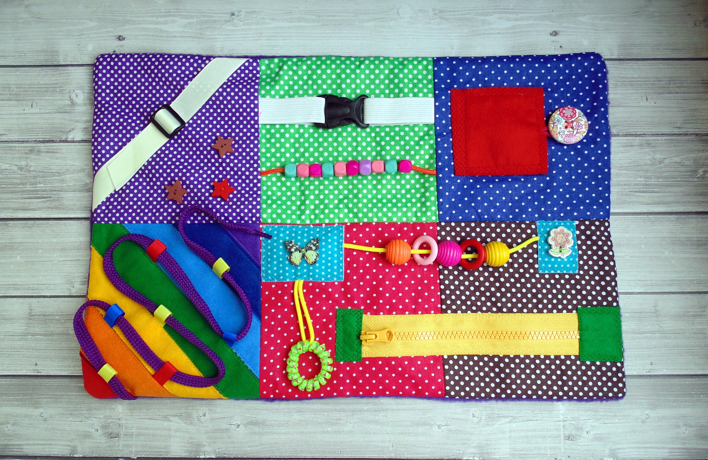 Fidget blanket for dementia blanket Fidget quilt Activity Etsy