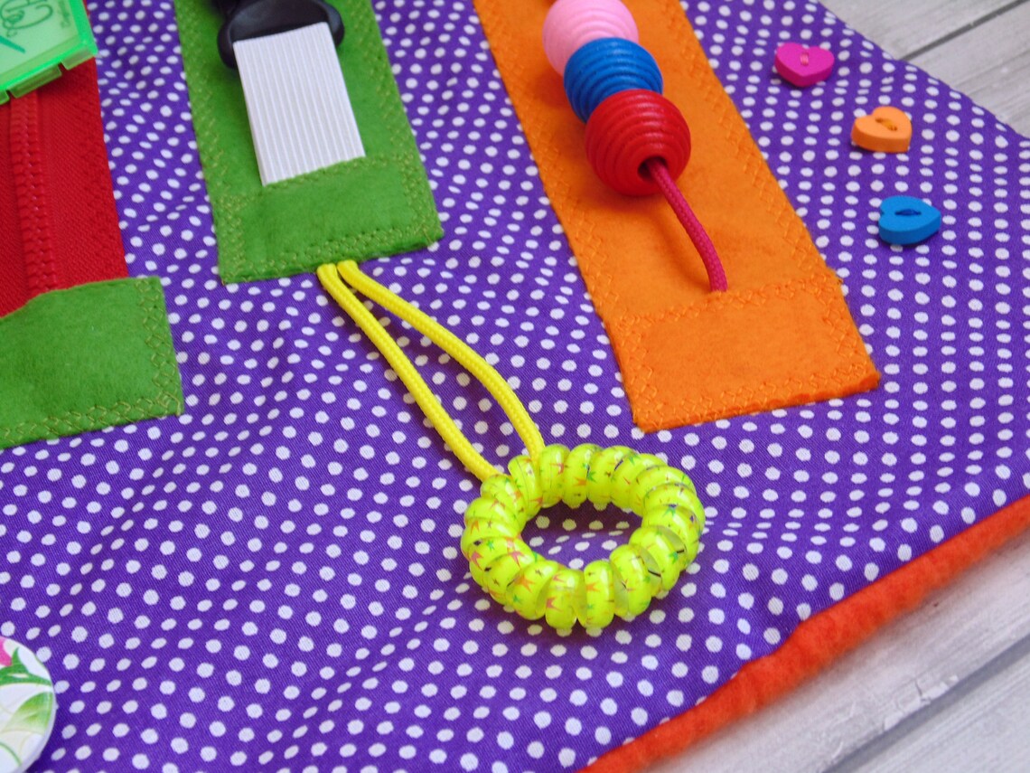 Dementia blanket Busy blanket Busy board Sensory blanket Etsy