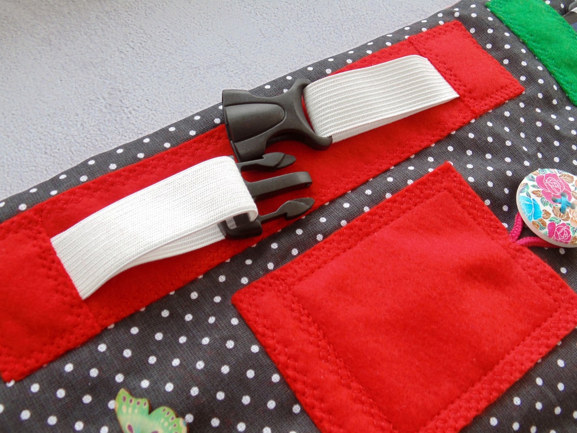 Fidget Blanket Dementia Anxiety Blanket Sensory Board Fidget Quilt