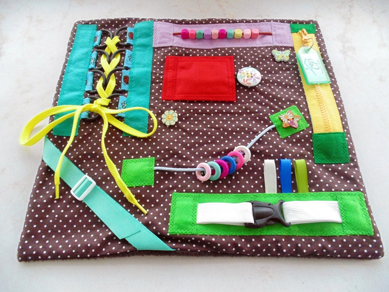 Fidget Blanket for Dementia Blanket Sensory Blanket Busy Etsy