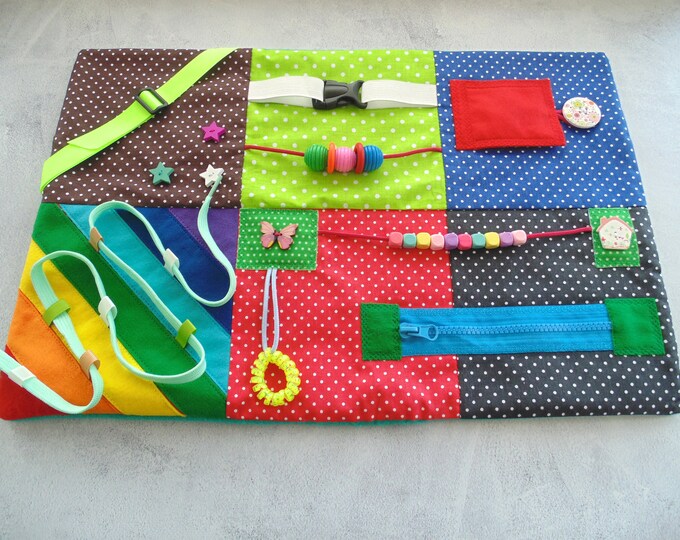 Fidget Blanket for Dementia Blanket Fidget Quilt Activity Blanket