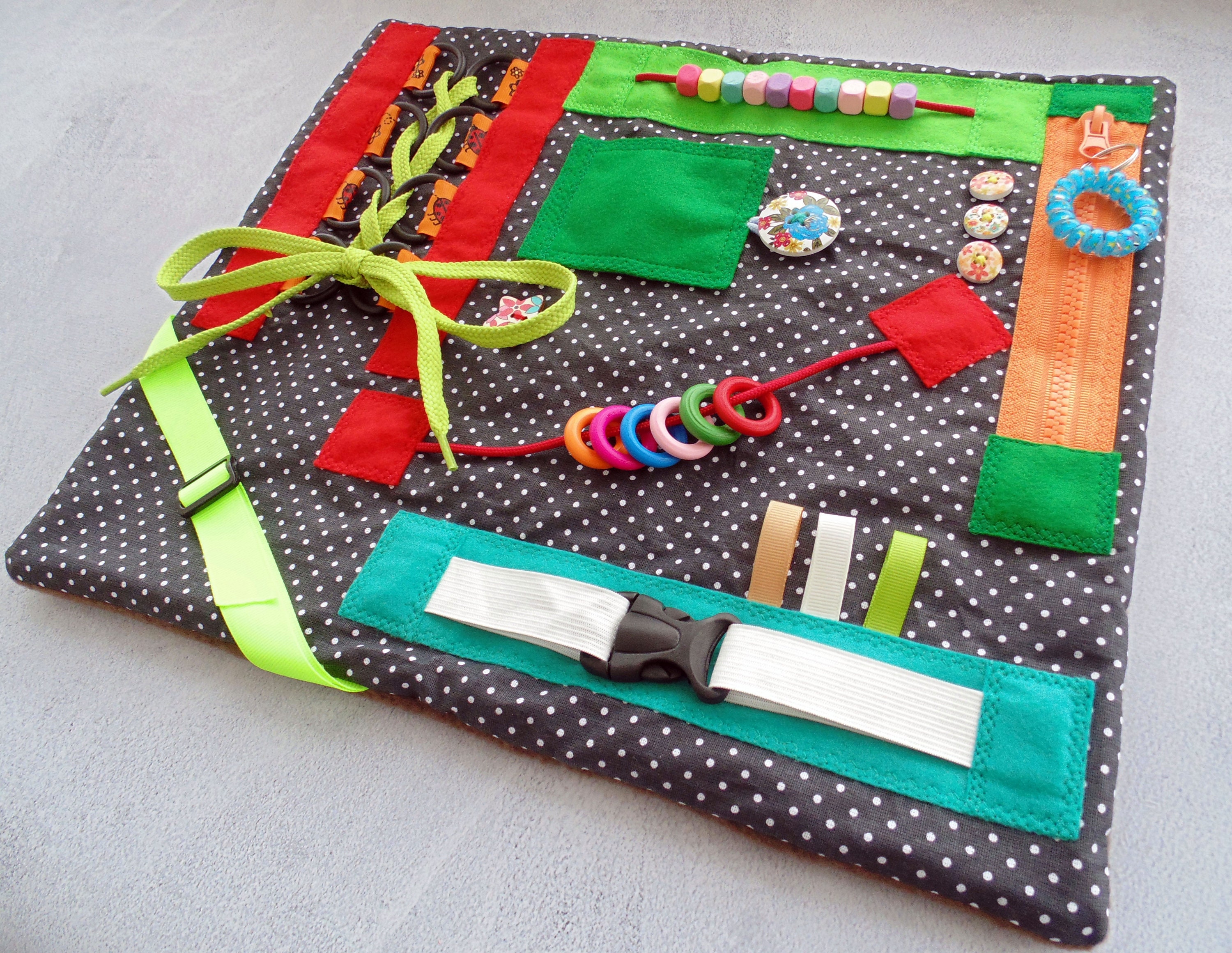 Fidget blanket Dementia blanket Sensory blanket Busy blanket Etsy