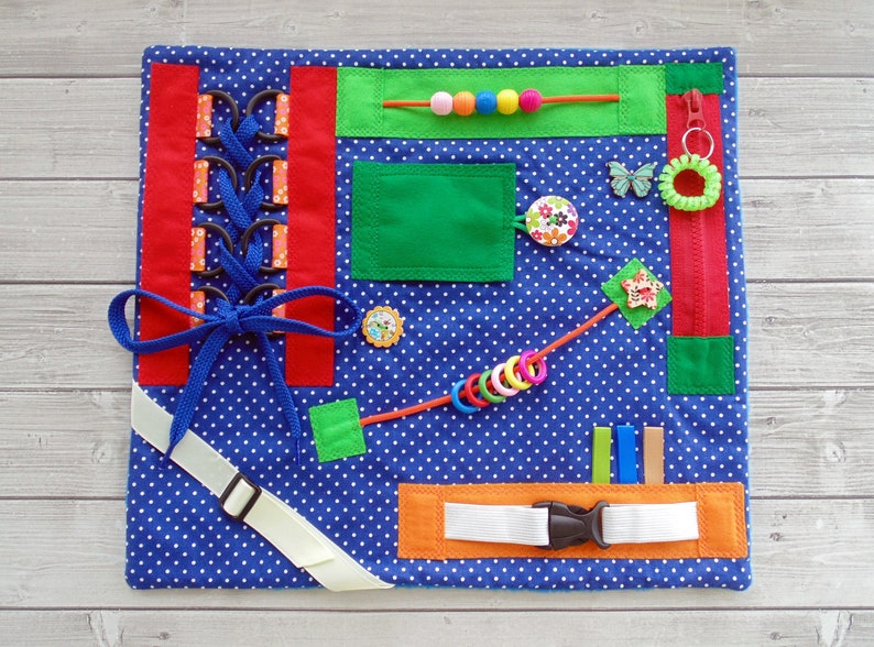 Fidget blanket for dementia blanket Sensory blanket Busy Etsy