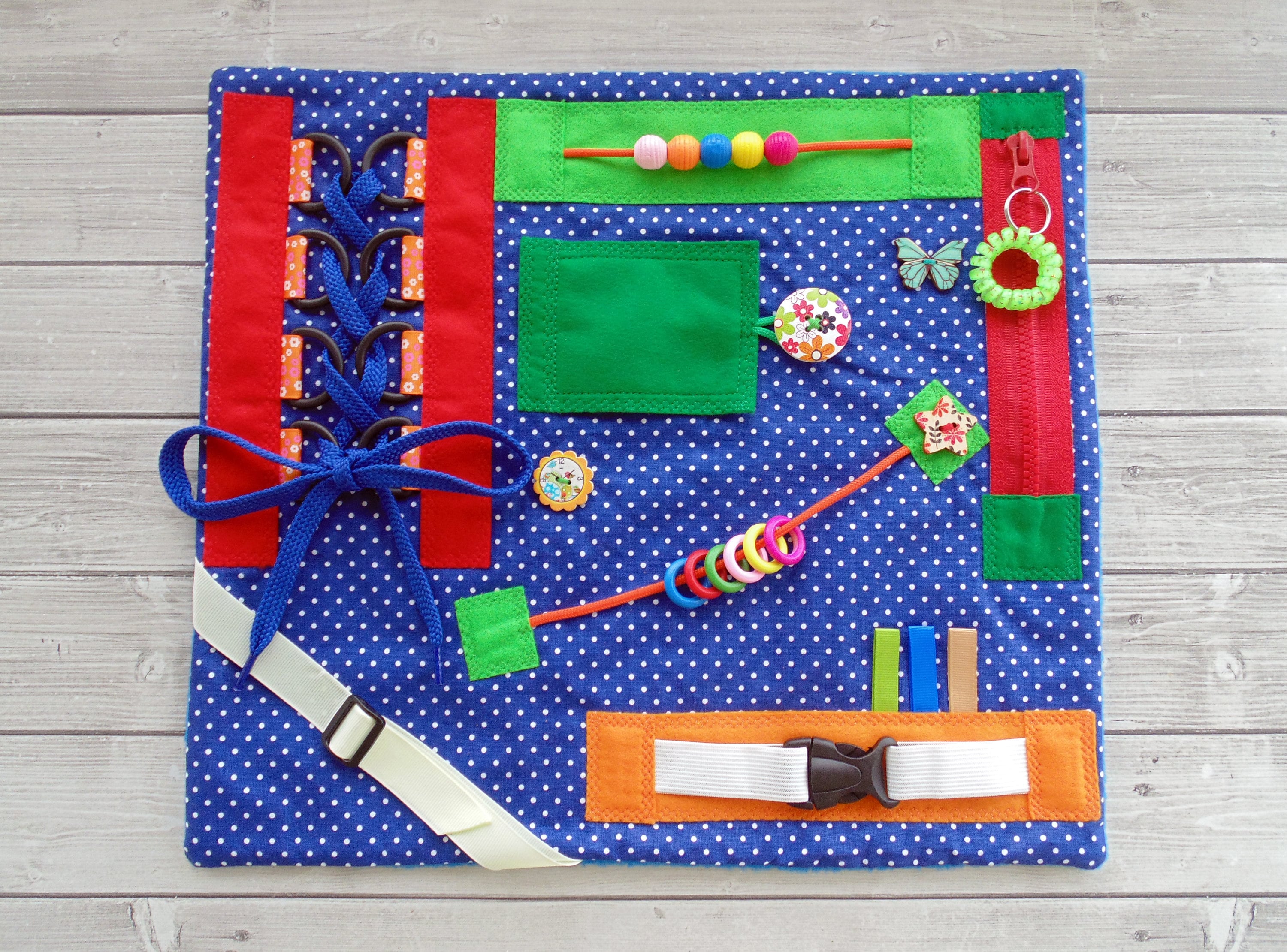 Fidget blanket for dementia blanket Sensory blanket Busy Etsy