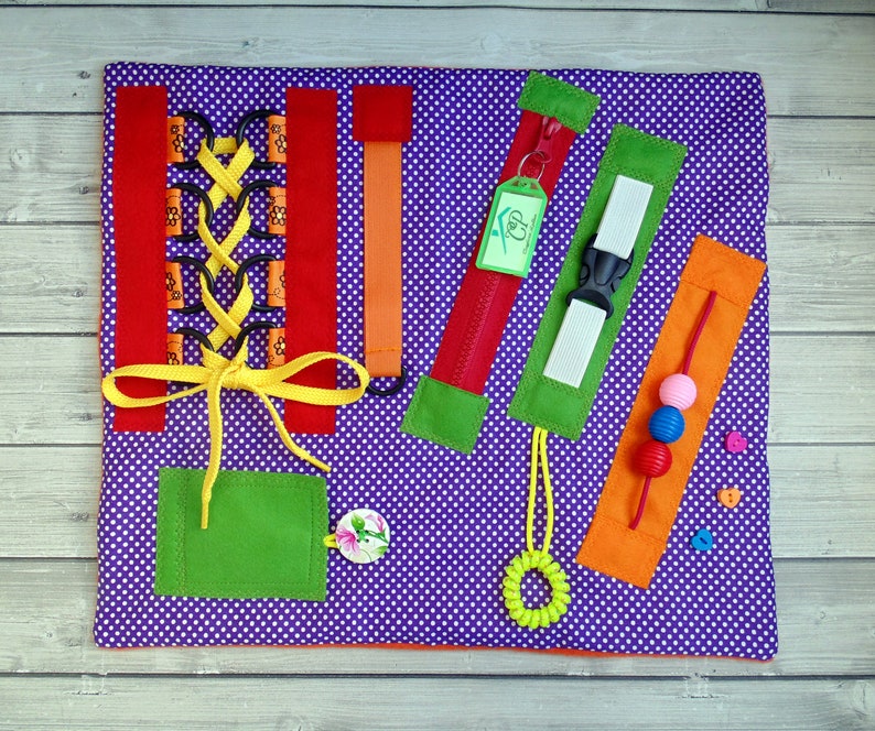 Dementia blanket Busy blanket Busy board Sensory blanket Etsy