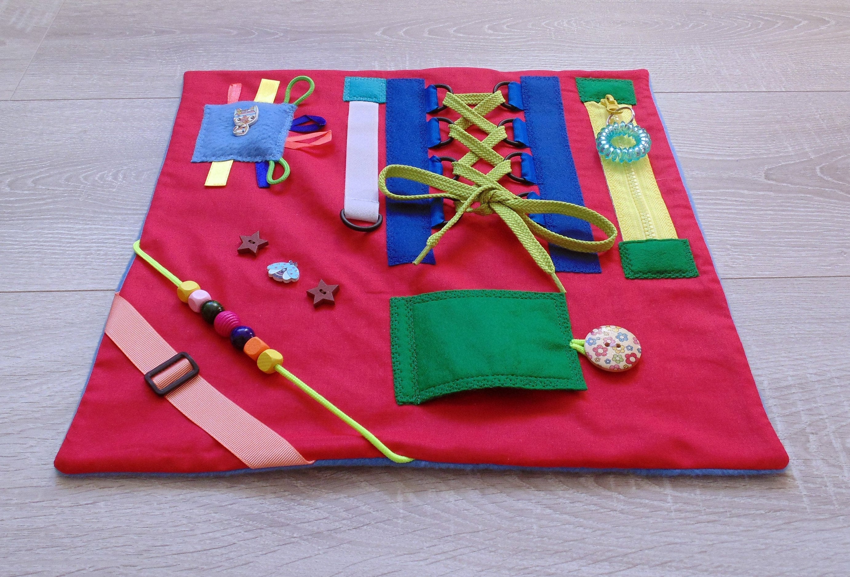 Sensory blanket Special needs Therapy blanket Montessori Etsy