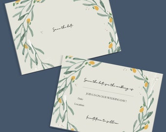 The Taormina | Save-The-Date Cards | Luxury Wedding Invitation Collection