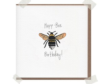 HappBee Birthday | Blank Inside Card
