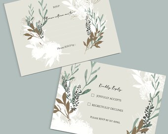 The Upton | RSVP cards | Luxury Wedding Invitation Collection