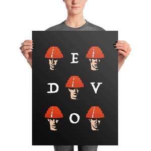 Cartel de papel de Devo Photo