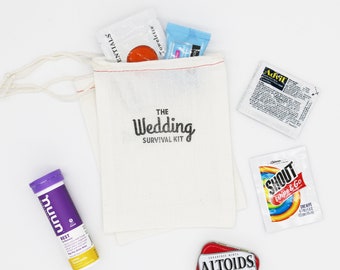 Wedding Survival Kit, Wedding Hangover Kit, Wedding Hangover Recovery Kit