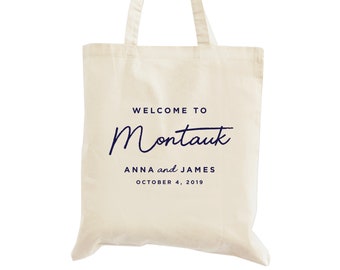 5.5x5.5 Favors Party Supplies 24 Bags Premium Welcome Wedding Tote Bags