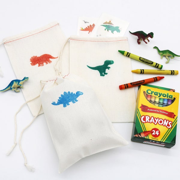Dinosaur Goodie Bag, Dinosaur Party Favor, Kids Favor Bag, Dino Party Bag, Dinosaur Birthday