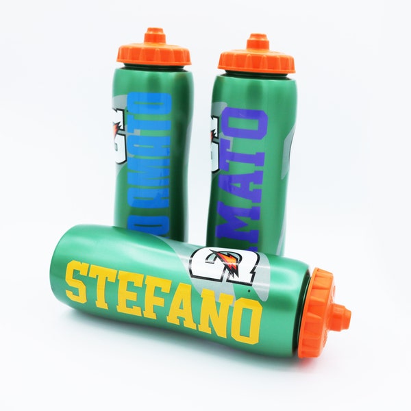 Custom Gatorade Bottle, Personalized Sports Bottle, Customized Water Bottle, Personalized Kids Water Bottle
