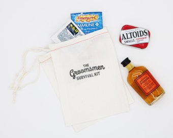  10,2 x 15,2 cm Allright 10 x Hangover kit Sac à cordon kit de survie pour enterrement restauration kit de sacs 