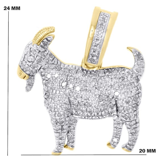 Goat diamond best sale pendant