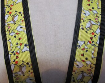 Estilo de dibujos animados cinta Lanyard 21" amarillo