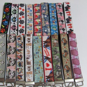 Dog Wristlet Key Fob Key Chain