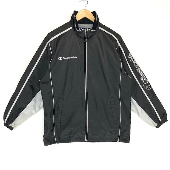 Champions Jacket Hoodie Big Logo Retro Hype Hip Hop Sportwear Etsy