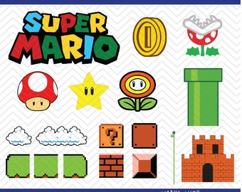 Download Mario svg | Etsy