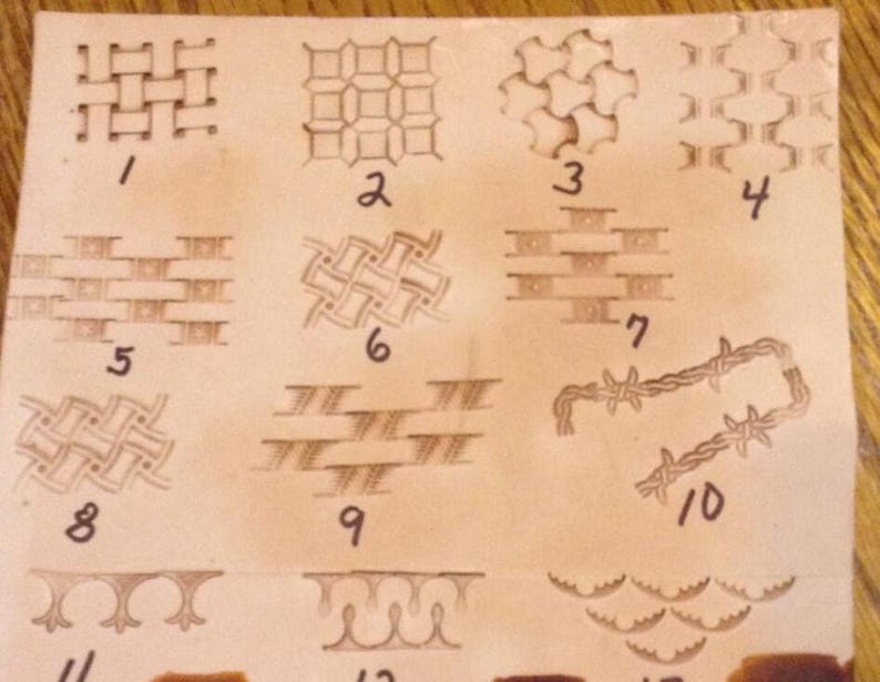 Please note which tooling pattern you would like on the phone case.