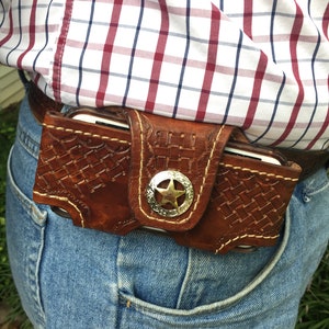 Leather cell phone cases