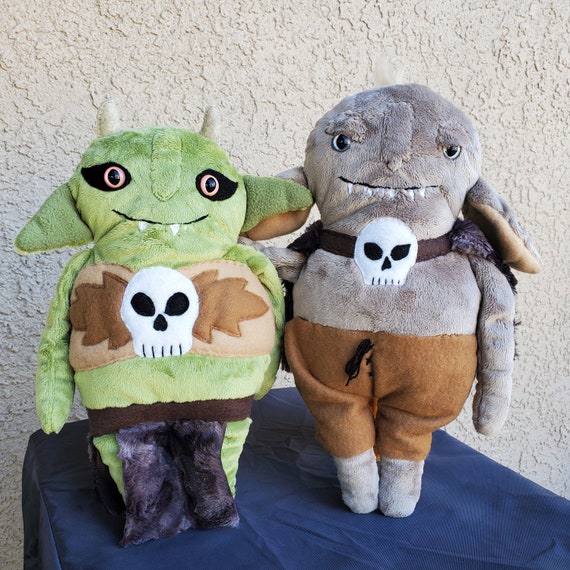 Goblin King and Queen Plush Handmade Stuffed Animal 