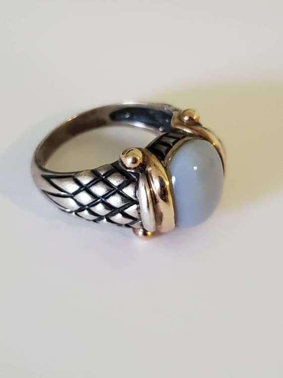 Natural gemstone ring