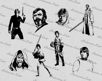 Download Luke Skywalker Craft Etsy