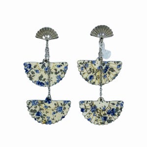 Blue Flamenca Earrings
