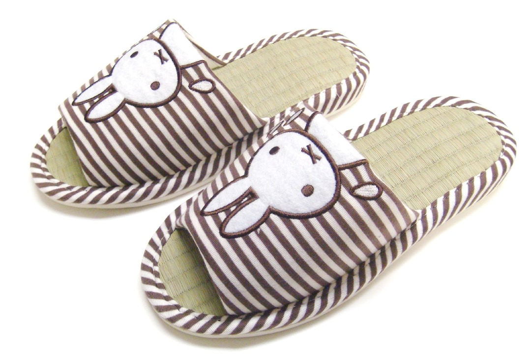 Bamboo House Slippers Japanese Slippers With Bonnie Slippers