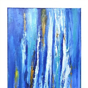 Healing Water #5, acrylic on canvas, abstract art