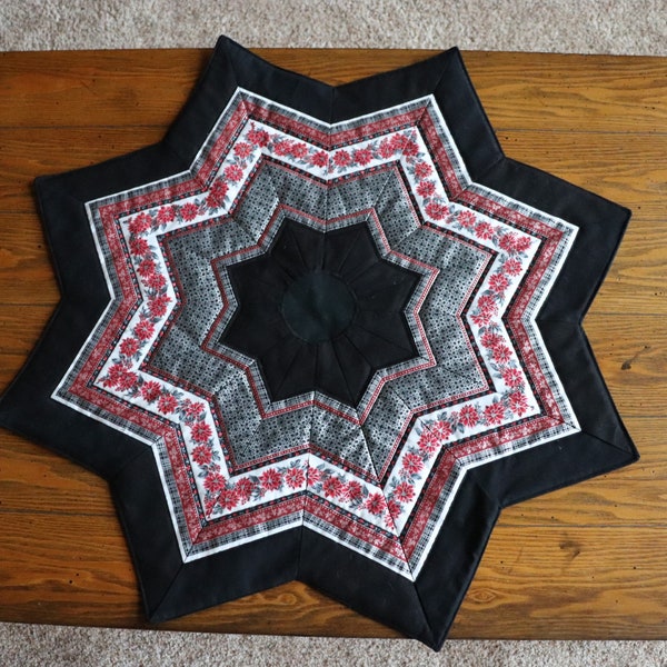 Christmas Table Toppers Quilted Etsy