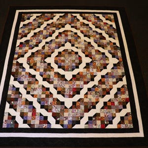 Handmade Queen-Size Quilt: Australian Aborigine Splendor (85" x 97")