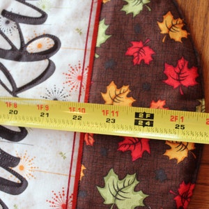 Fall or Thanksgiving Handmade, quilted table topper or dresser scarf Count Your Blessings 14 x 26 image 7