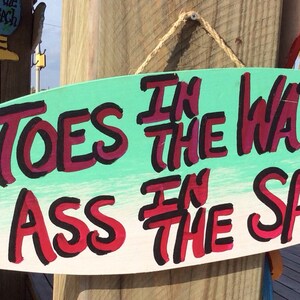 Toes In The Water Small Surfboard