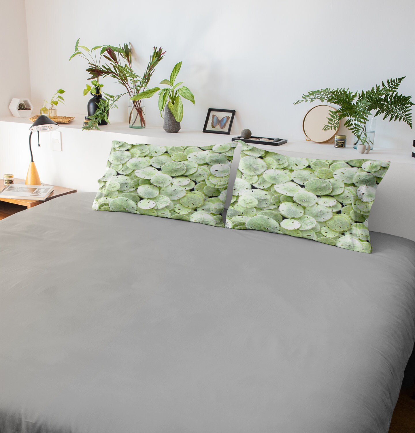 Double Sided Green Sand Dollar Pillow Cases Custom Pillow Etsy