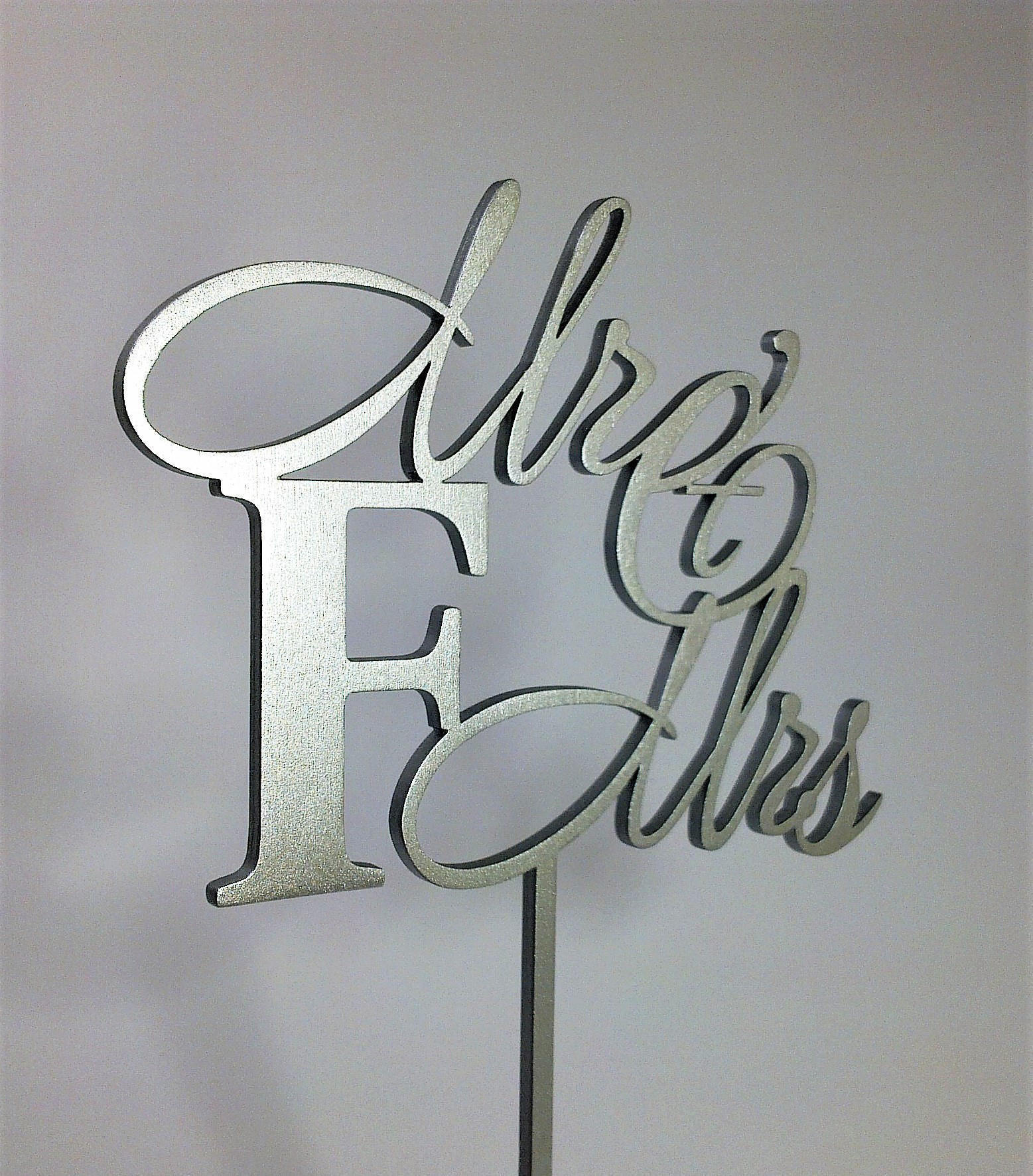 Letter p cake topper Gold Initial Cake Topper Wedding Cake Etsy