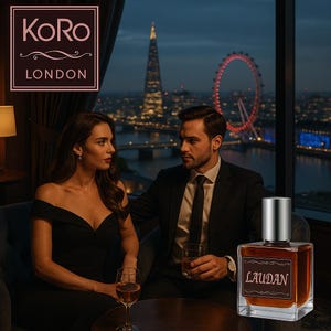 LAUDAN Natural Perfume (resinous warm amber oak leather incense balsamic)