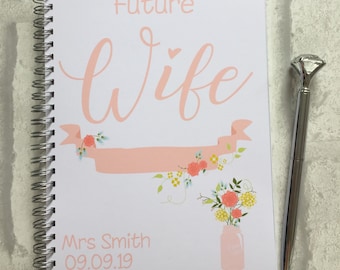 Slimming World Friendly - Food Planner Diary - Diet Tracker - Food Log - 8 Week / 12 Week Planner - Future Wife - Personalised
