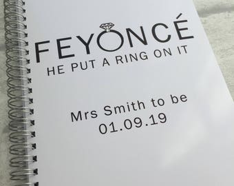 Slimming World Friendly - Food Planner Diary - Diet Tracker - Food Log - 8 Week / 12 Week Planner - Feyonce - Wedding