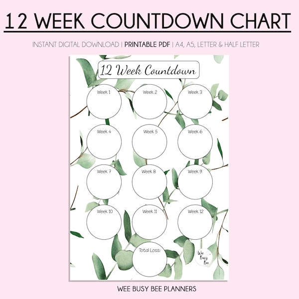 Weight Loss Printable - Etsy