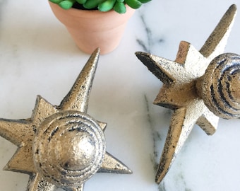 Star Knobs, Retro Star Style Kitchen Cabinet Knobs , Bathroom Accessories , Coastal Hardware , Drawer Pull, Spring Home