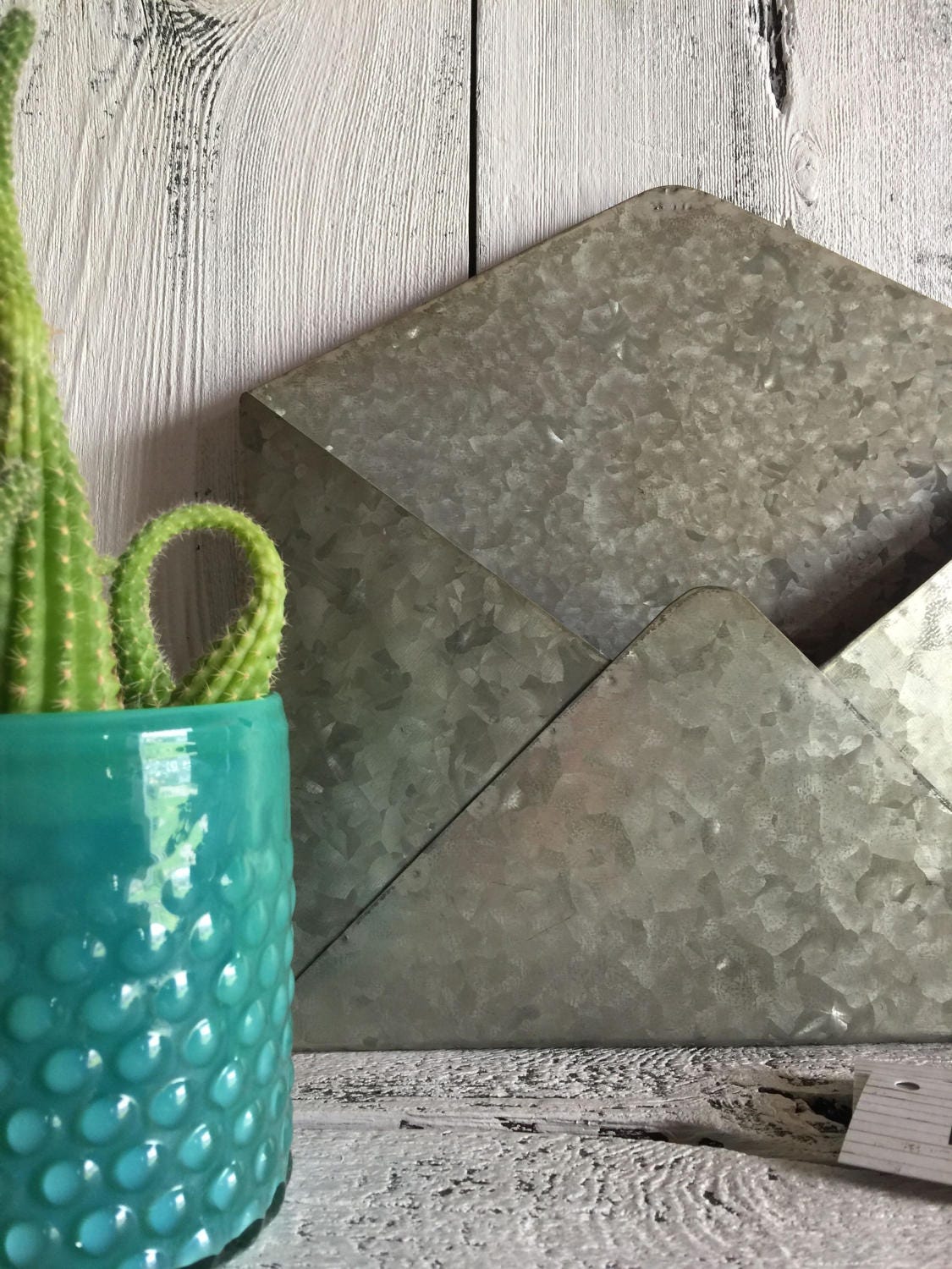 Galvanized Steel Envelope Mail Holder Etsy