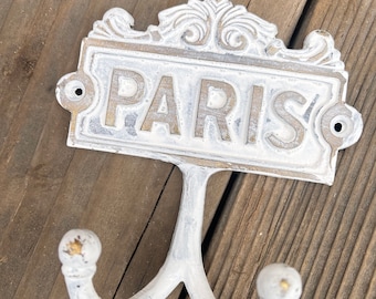 Double Paris Hook, Entry Way Doble Hooks, Double Hooks, Coat Hooks, Powder Room Hooks