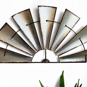 Half WIndmill Wall Decor, Farmhouse WIndmill, Home Decor