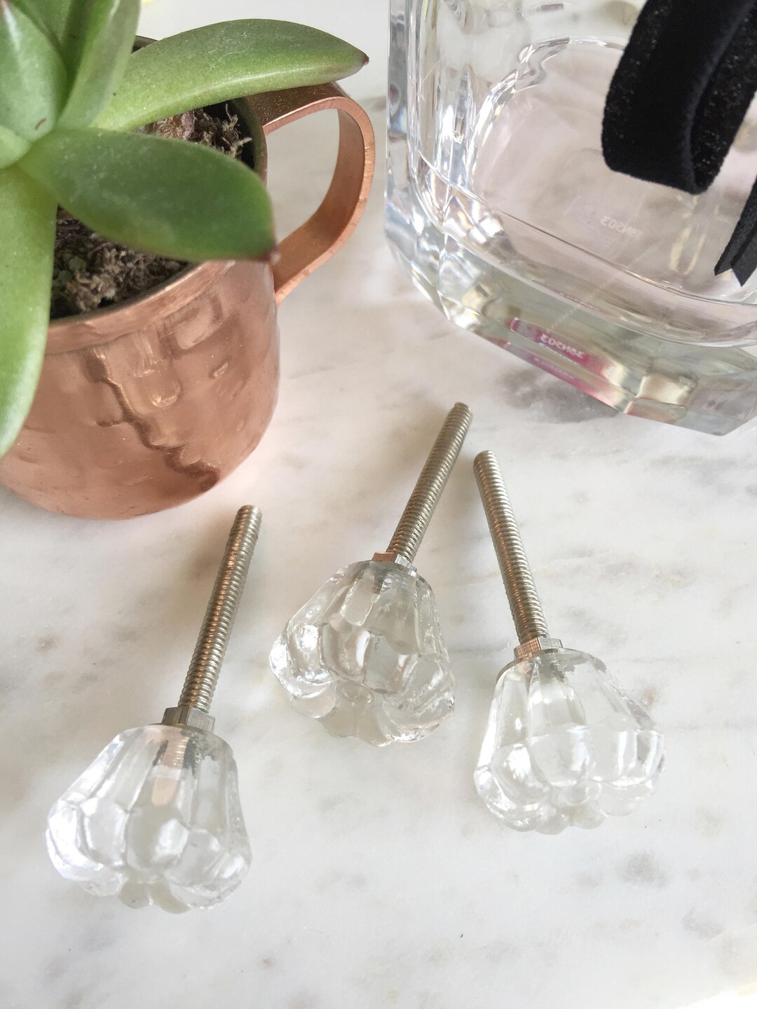 Glass Knobs , Vintage Style Kitchen Cabinet Knobs , Bathroom ...