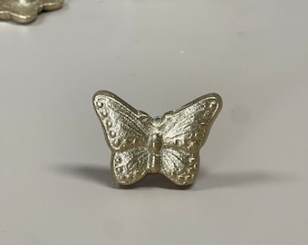 Butterfly Knobs , Vintage Style Kitchen Cabinet Knobs , Bathroom Accessories , Rutic Hardware , Edge Drawer Pull ,