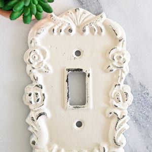 Decorative Floral Single Light Switch, Girls Room Light Switch