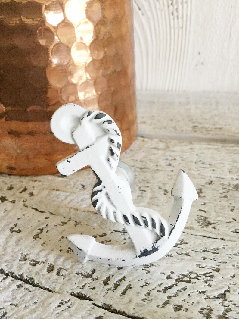 Anchor Knobs beach Style Kitchen Knobs Bathroom Etsy